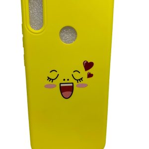 CAPA SILICONE GEL COM DESENHO SAMSUNG GALAXY A30/GALAXY A20 AMARELO