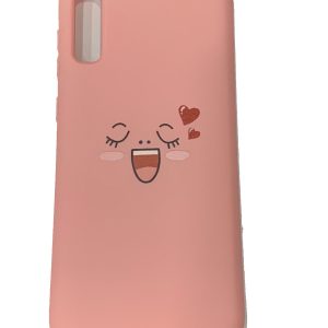 CAPA SILICONE GEL COM DESENHO SAMSUNG GALAXY A50 ROSA