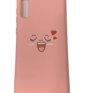 CAPA SILICONE GEL COM DESENHO SAMSUNG GALAXY A70 ROSA