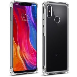 CAPA SILICONE ANTI-CHOQUE XIAOMI MI8 TRANSPARENTE