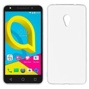 CAPA SILICONE ALCATEL U5 TRANSPARENTE
