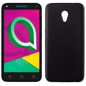 CAPA SILICONE ALCATEL U5 PRETO