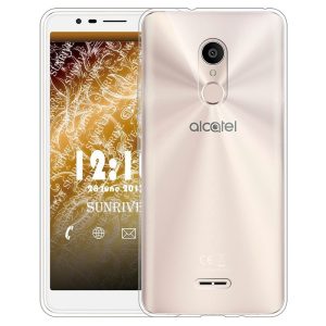 CAPA SILICONE ALCATEL IDOL5 TRANSPARENTE