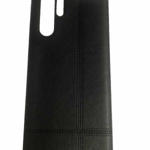 CAPA SILICONE GEL COM PADRÃO COURO HUAWEI P30 PRO PRETO