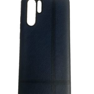 CAPA SILICONE GEL COM PADRÃO COURO HUAWEI P30 PRO AZUL
