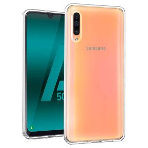 CAPA SILICONE SAMSUNG GALAXY A50 / A50S TRANSPARENTE