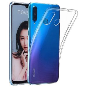 CAPA SILICONE HUAWEI P30 LITE TRANSPARENTE