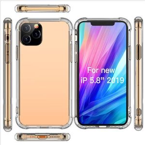 CAPA SILICONE ANTI-CHOQUE APPLE IPHONE 11 PRO MAX TRANSPARENTE
