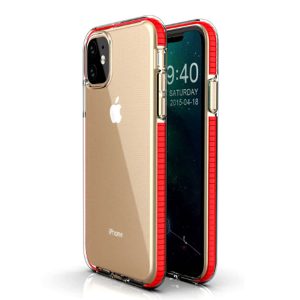 CAPA SILICONE GEL BUMPER APPLE IPHONE 11 PRO MAX VERMELHO