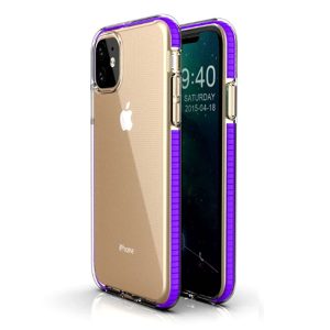 CAPA SILICONE GEL BUMPER APPLE IPHONE 11 PRO MAX ROXO