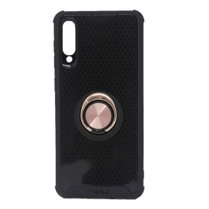 CAPA SILICONE ANTI-CHOQUE ANEL DE DEDO SAMSUNG GALAXY A50/A50S ROSA