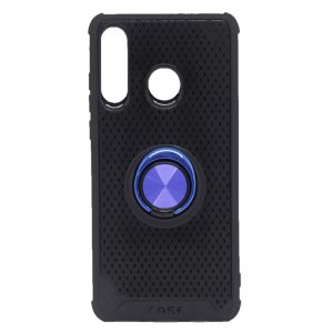 CAPA SILICONE ANTI-CHOQUE ANEL DE DEDO SAMSUNG GALAXY A40S AZUL