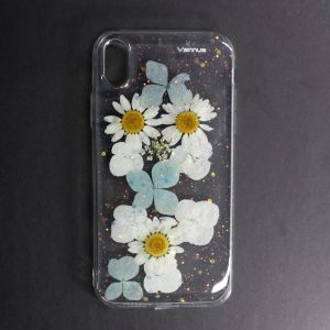 CAPA SILICONE DURA COM DESENHO FLOR VENNUS APPLE IPHONE XR TRANSPARENTE CAMILA