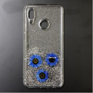 CAPA SILICONE DURA COM DESENHO FLOR VENNUS HUAWEI Y6 2019 / P6 PRO TRANSPARENTE