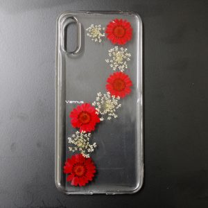CAPA SILICONE DURA COM DESENHO FLOR VENNUS HUAWEI Y6 2019 TRANSPARENTE FLORA