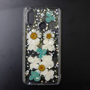CAPA SILICONE DURA COM DESENHO FLOR VENNUS XIAOMI MI 8 TRANSPARENTE CAMILA