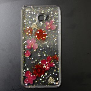 CAPA SILICONE DURA COM DESENHO FLOR VENNUS SAMSUNG GALAXY J4 PLUS JULIA DESENHO
