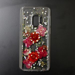 CAPA SILICONE DURA COM DESENHO FLOR VENNUS SAMSUNG GALAXY S9 TRANSPARENTE JULIA