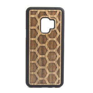 CAPA SILICONE GEL WOOD VENNUS SAMSUNG GALAXY S9 WOOD ELEGANCE DARK