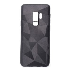 CAPA SILICONE GEL COM PADRÃO DIAMANTE SAMSUNG GALAXY S9 PRETO
