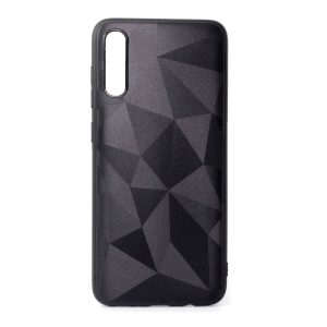 CAPA SILICONE GEL COM PADRÃO DIAMANTE SAMSUNG GALAXY A70 PRETO
