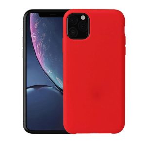 CAPA SILICONE APPLE IPHONE 11 PRO MAX VERMELHO