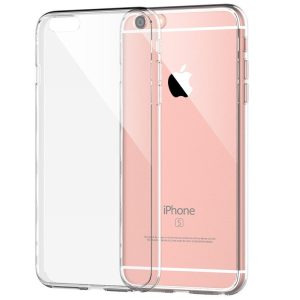CAPA SILICONE APPLE IPHONE 6/6S TRANSPARENTE