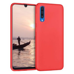 CAPA SILICONE SAMSUNG GALAXY A70 VERMELHO
