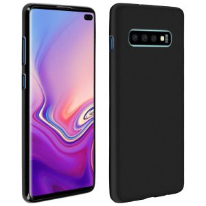 CAPA SILICONE SAMSUNG GALAXY S10 PRETO
