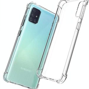 CAPA SILICONE DURA ANTI-CHOQUE SAMSUNG GALAXY A71 TRANSPARENTE
