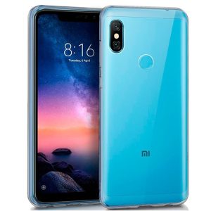 CAPA SILICONE XIAOMI REDMI 6 PRO A2 LITE TRANSPARENTE