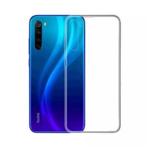 CAPA SILICONE XIAOMI REDMI NOTE 8 TRANSPARENTE