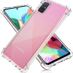 CAPA SILICONE ANTI-CHOQUE SAMSUNG GALAXY A51 / M40S TRANSPARENTE