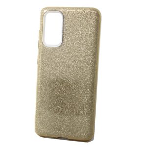 CAPA SILICONE GEL BRILHANTE SAMSUNG GALAXY S20 ULTRA/S11 PLUS DOURADO