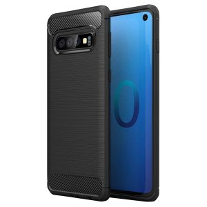 CAPA SILICONE GEL CARBON XIAOMI REDMI 7 PRETO