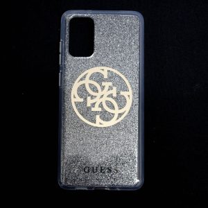 CAPA SILICONE DURA COM DESENHO BRILHANTE SAMSUNG GALAXY S20 PLUS / S11 CINZA