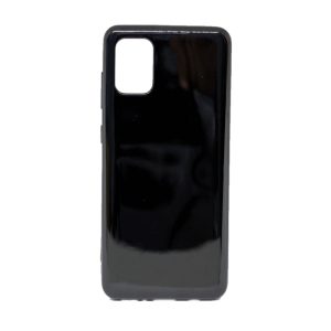 CAPA SILICONE GEL SAMSUNG GALAXY A31 PRETO BRILHANTE