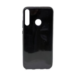 CAPA SILICONE GEL HUAWEI P40 LITE E PRETO BRILHANTE