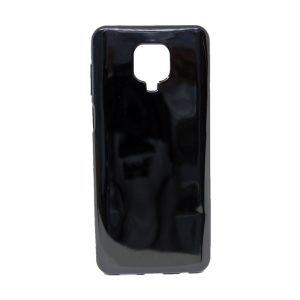 CAPA SILICONE GEL XIAOMI REDMI NOTE 9S / NOTE 9 PRO / NOTE 9 PRO MAX PRETO BRILH