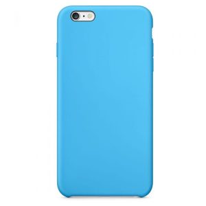 CAPA SILICONE APPLE IPHONE 6 PLUS AZUL