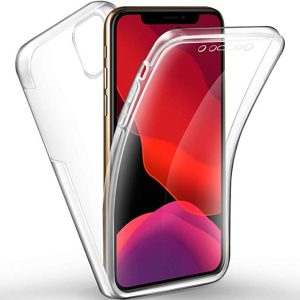 CAPA SILICONE GEL 360º APPLE IPHONE X/XS TRANSPARENTE