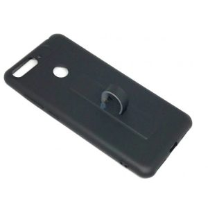 CAPA SILICONE GEL COM ANEL DE DEDO MOTOMO APPLE IPHONE 7/8 PLUS PRETO