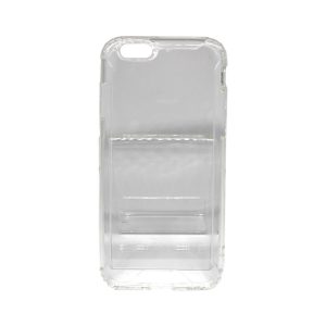 CAPA SILICONE DURA ANTI-CHOQUE APPLE IPHONE 6 PLUS / 6S PLUS TRANSPARENTE