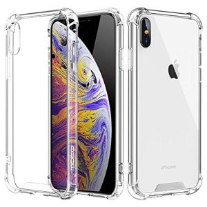 CAPA SILICONE DURA ANTI-CHOQUE APPLE IPHONE XS MAX TRANSPARENTE