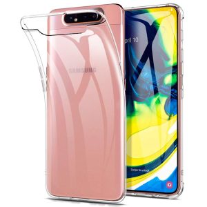 CAPA SILICONE SAMSUNG GALAXY A80 / A90 TRANSPARENTE