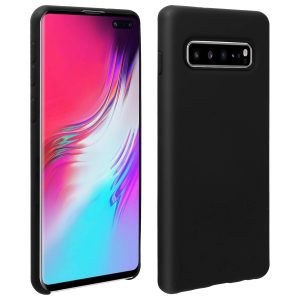 CAPA SILICONE DURA SAMSUNG GALAXY S10 LITE PRETO