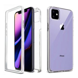 CAPA SILICONE DURA 360º APPLE IPHONE 12 MINI TRANSPARENTE