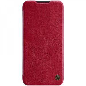 CAPA FLIP COVER NILLKIN QUIN LEATHER SAMSUNG GALAXY A21S VERMELHO