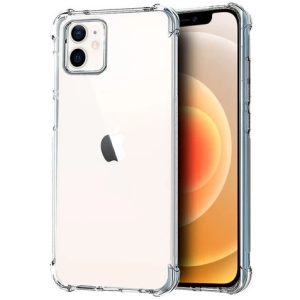 CAPA SILICONE ANTI-CHOQUE APPLE IPHONE 12 MINI 5.4 TRANSPARENTE