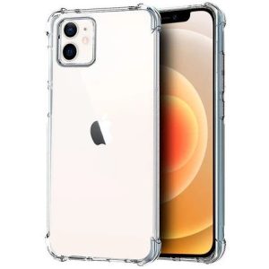CAPA SILICONE ANTI-CHOQUE APPLE IPHONE 12 PRO MAX (6.7") TRANSPARENTE